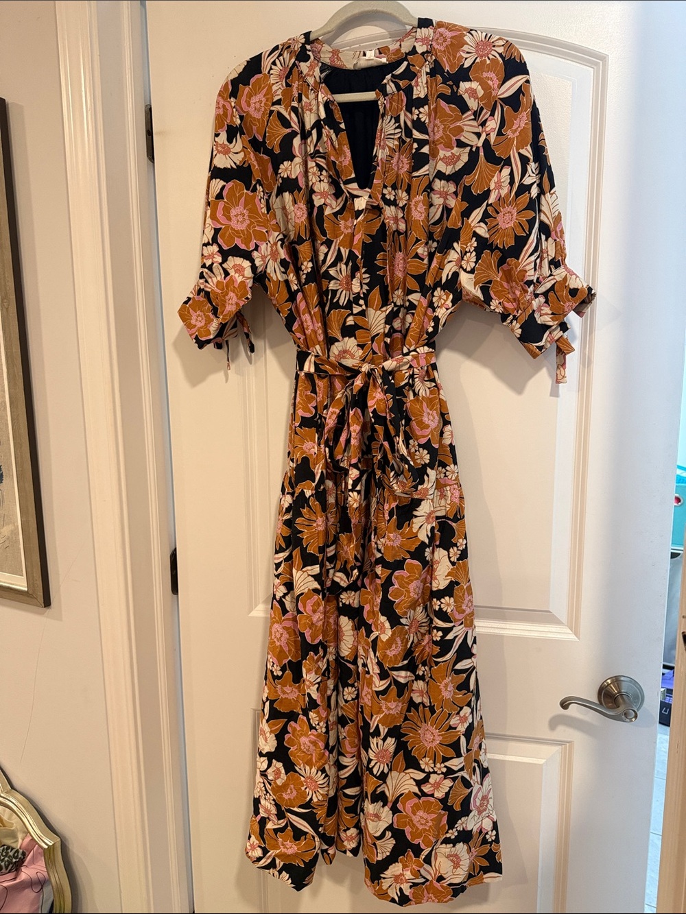 bohme Black Maxi Dress, Gorgeous Floral Print